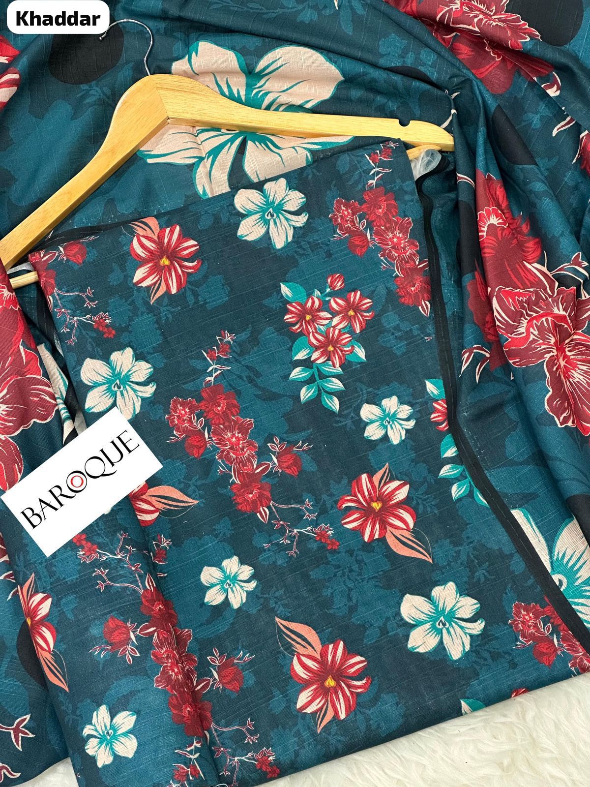 BAROQUE KHADDAR Digital Print 3pc 2025