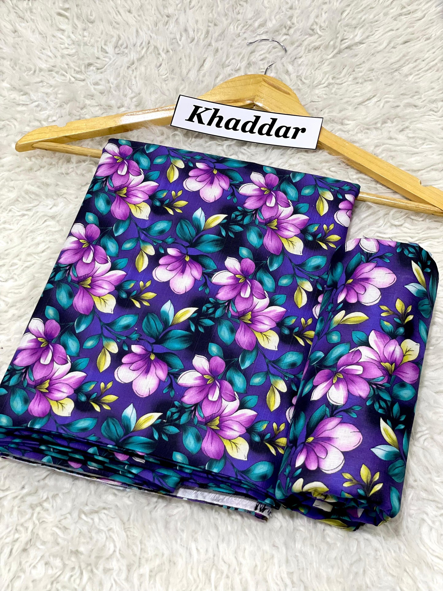 KHADDAR All Over Digital Print 2pc