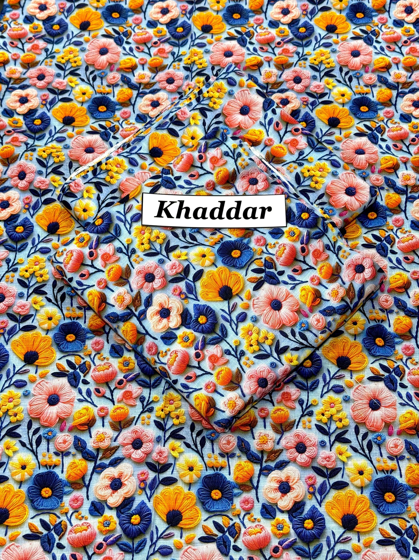KHADDAR Digital Print 2-Piece all over