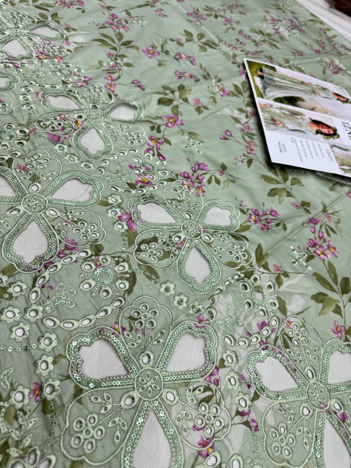 LINEN 3pc Full Embroidered