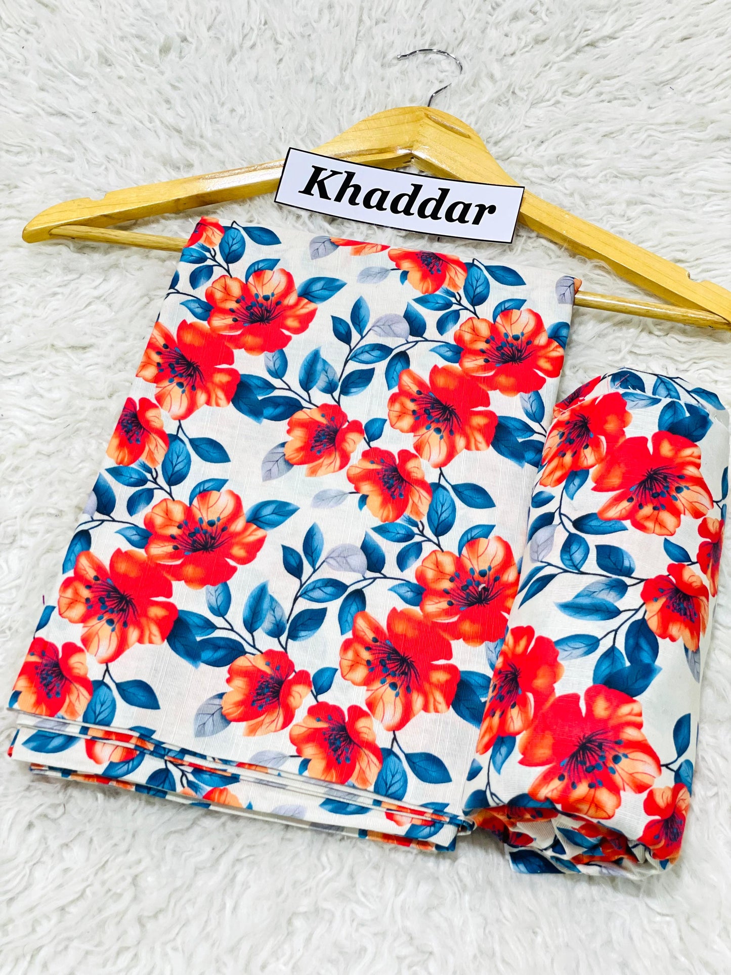 KHADDAR All Over Digital Print 2pc