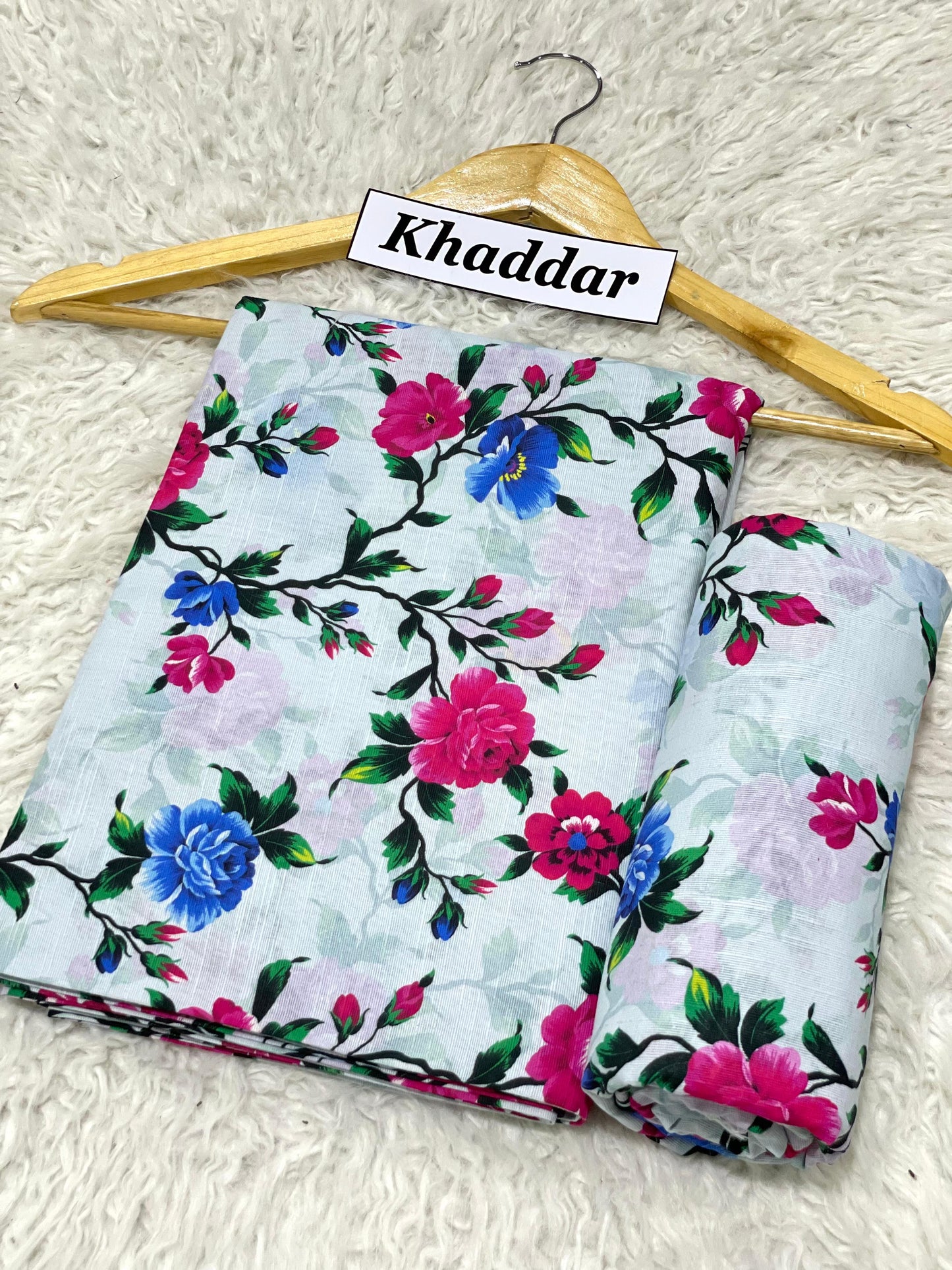 KHADDAR All Over Digital Print 2pc