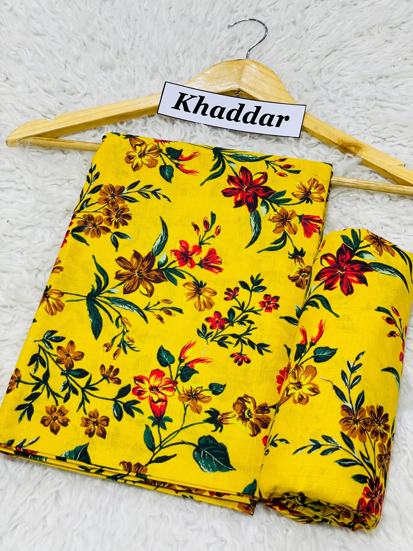 KHADDAR All Over Digital Print 2pc