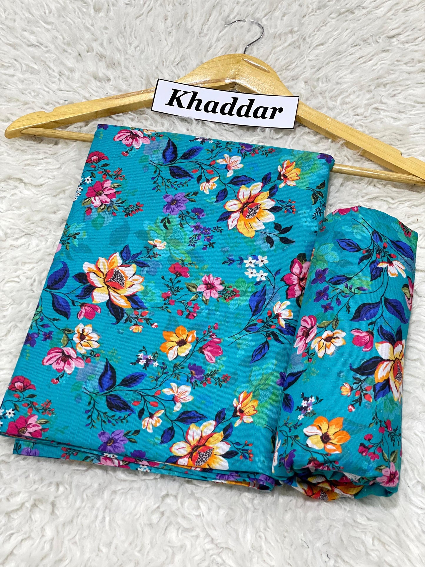 KHADDAR All Over Digital Print 2pc
