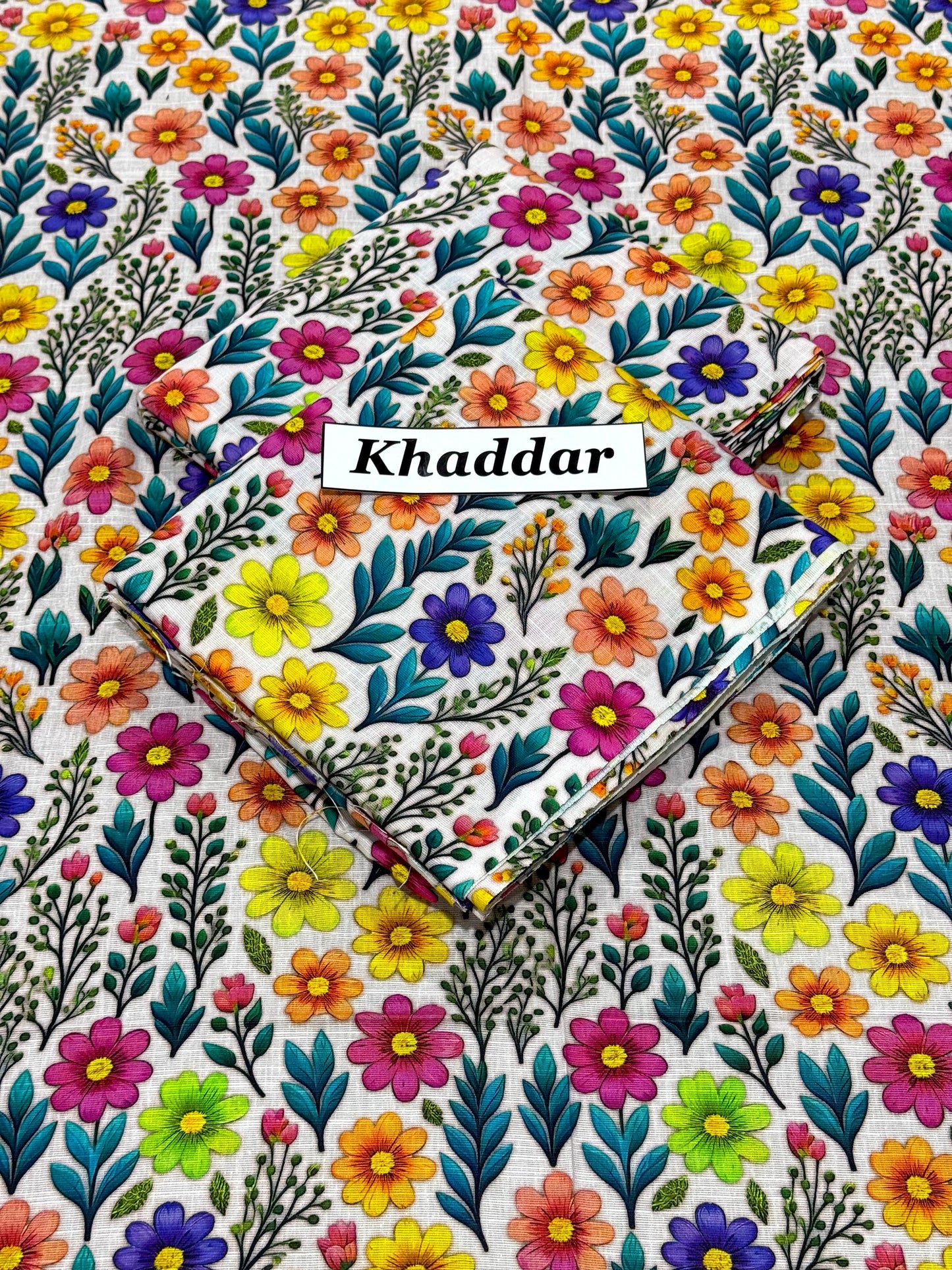 KHADDAR Digital Print 2-Piece all over