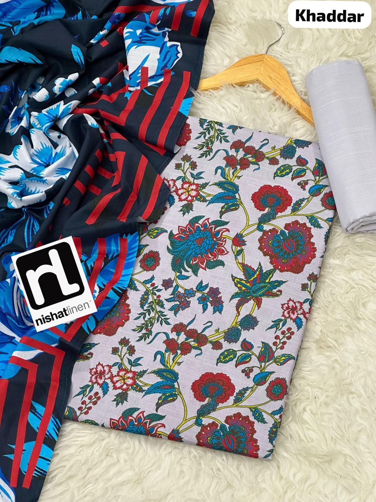 NISHAT KHADDAR Digital Print 3pc 2025