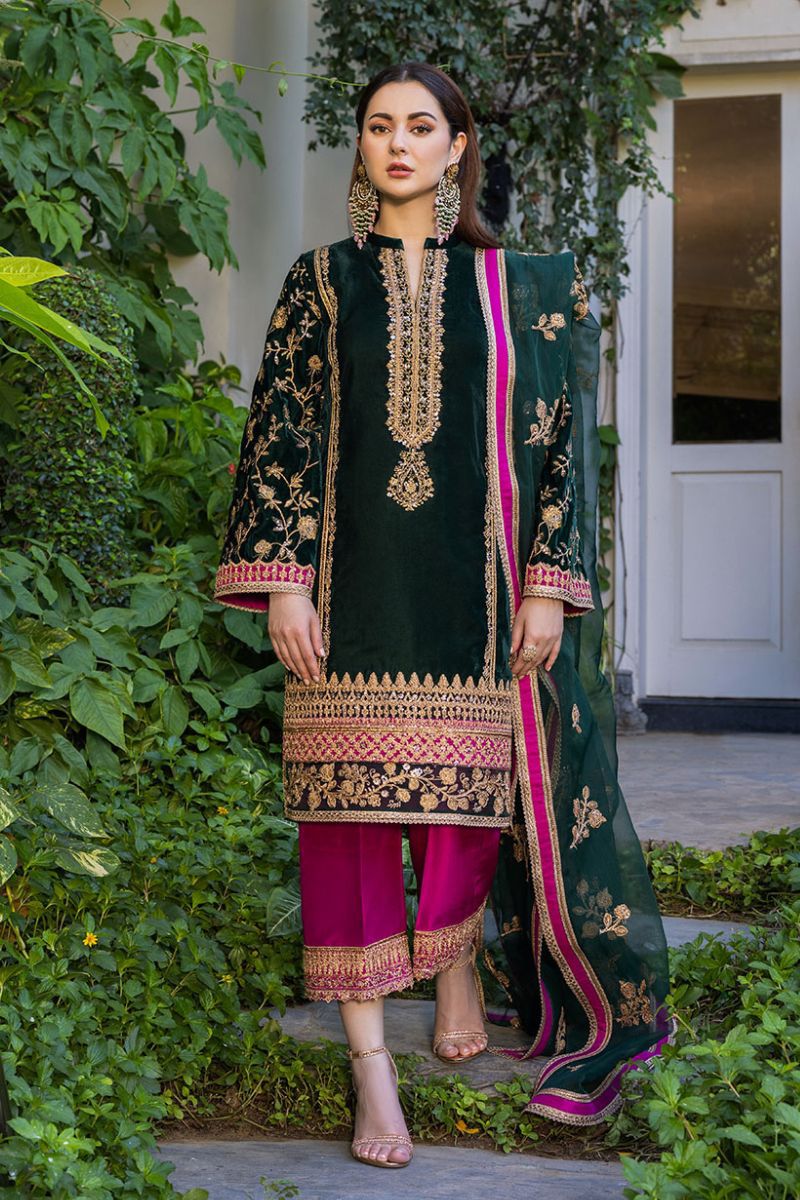 VELVET MICRO EMBROIDERED SUIT