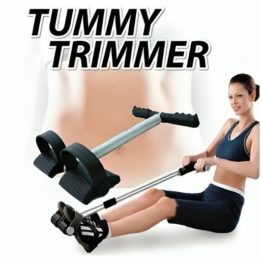 Tummy Trimmer Single Spring – Portable Ab Exerciser For Home & Gym Workouts