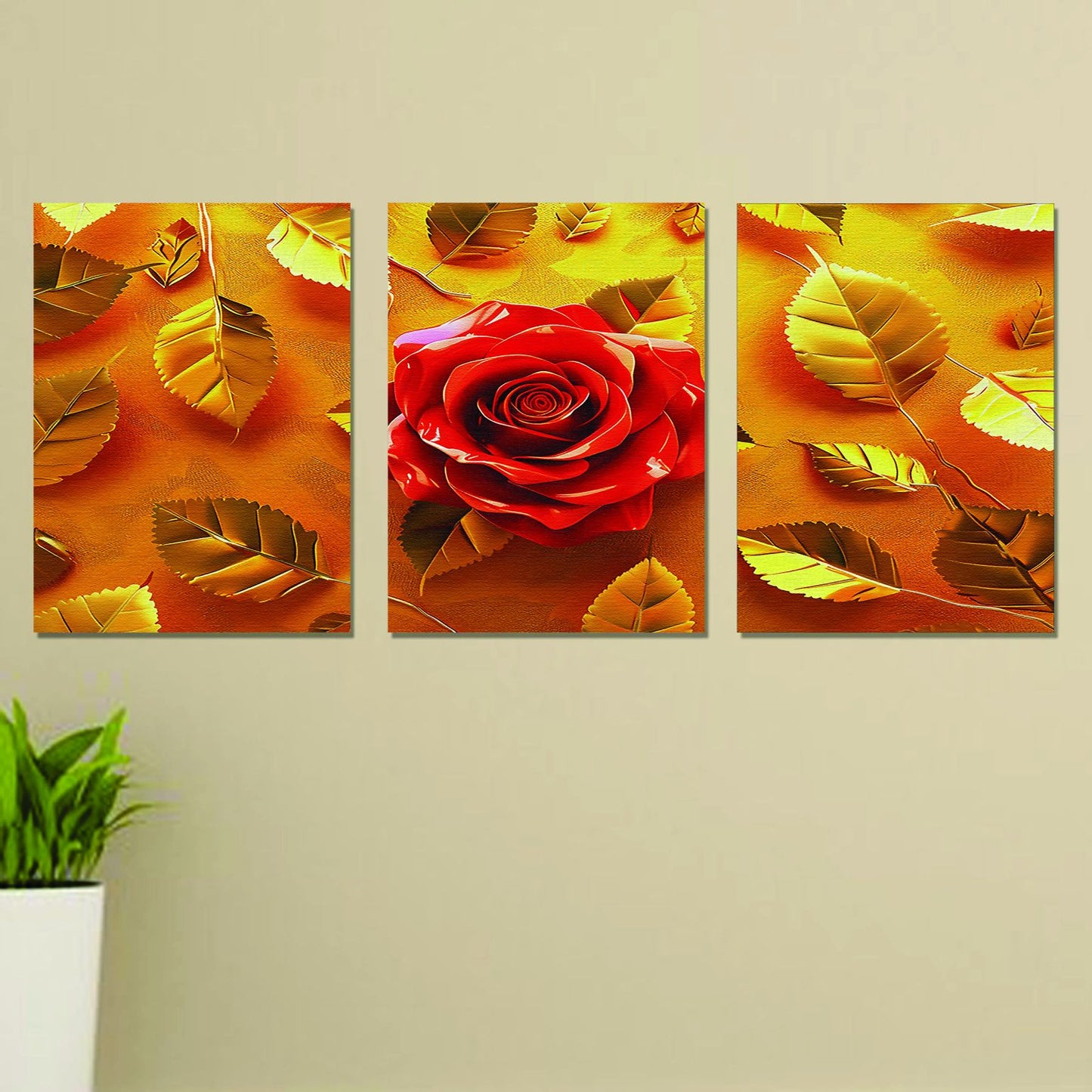 Set Of 3 Wall Art Wooden Phototile Frames For Wall Decor