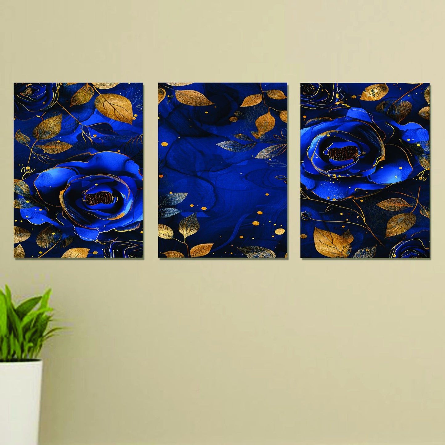 Set Of 3 Wall Art Wooden Phototile Frames For Wall Decor