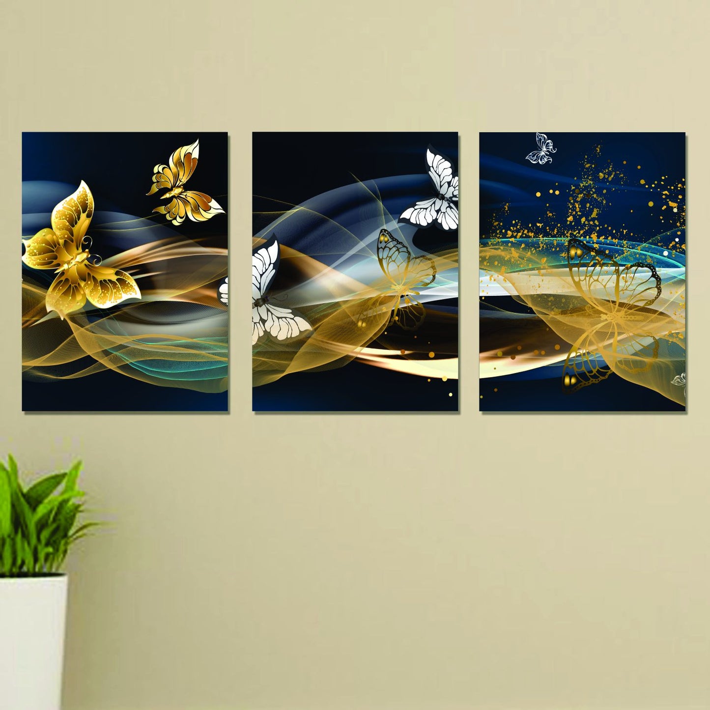 Set Of 3 Wall Art Wooden Phototile Frames For Wall Decor