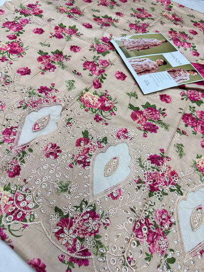 LINEN 3pc Full Embroidered