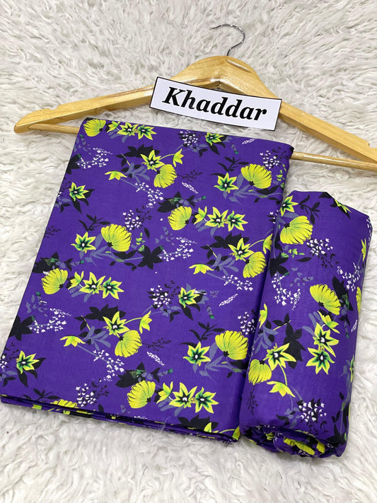 KHADDAR All Over Digital Print 2pc
