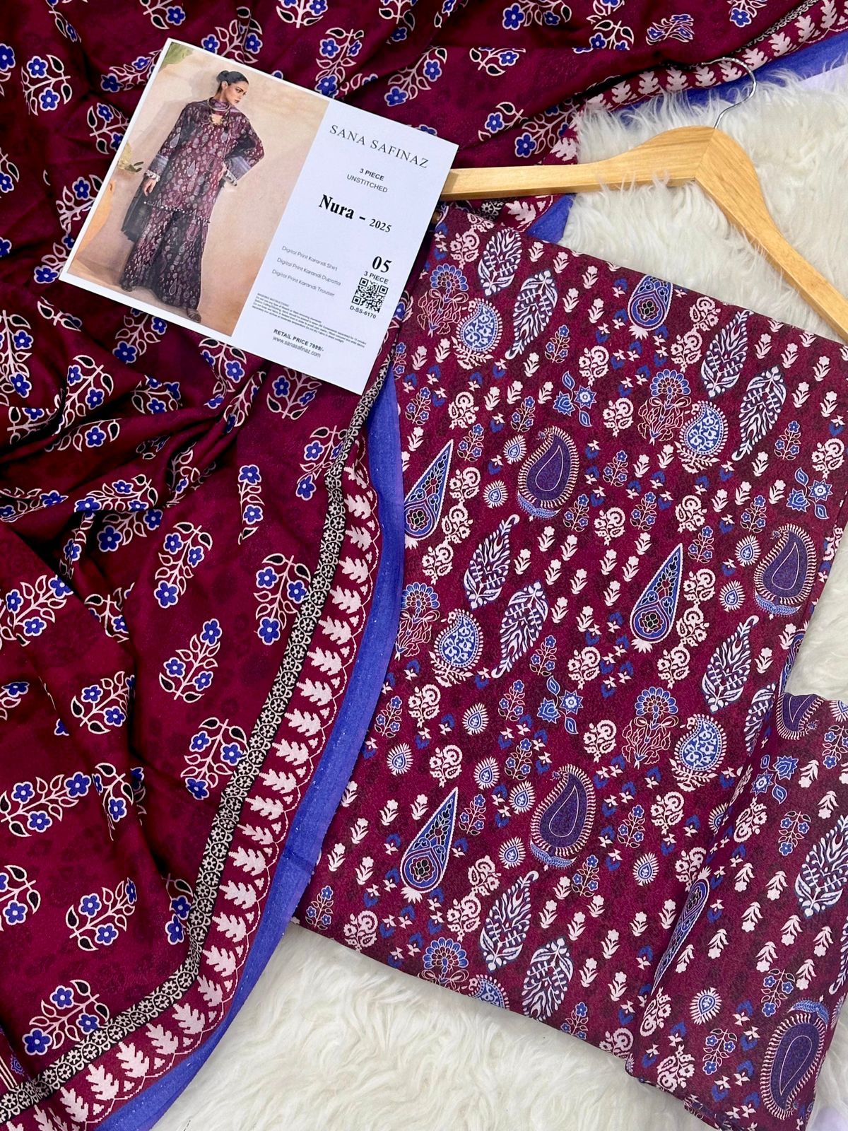 Sana Safinaz  KARANDI Digital Print 3pc