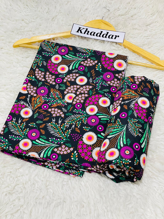 KHADDAR All Over Digital Print 2pc