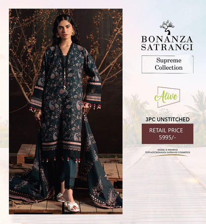 Bonanza LAWN Digital Print 3pc 2025