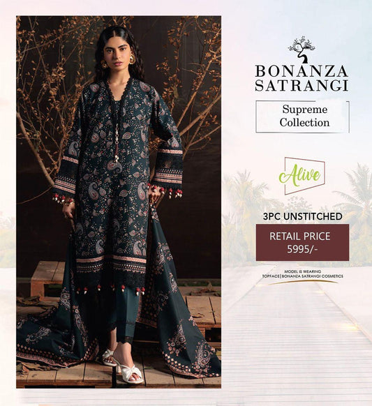 Bonanza LAWN Digital Print 3pc 2025