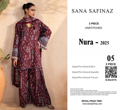 Sana Safinaz  KARANDI Digital Print 3pc