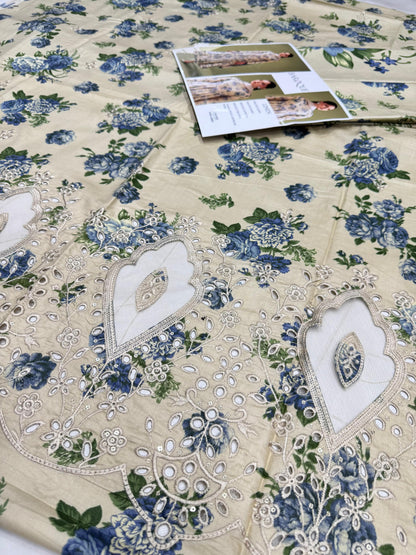 LINEN 3pc Full Embroidered