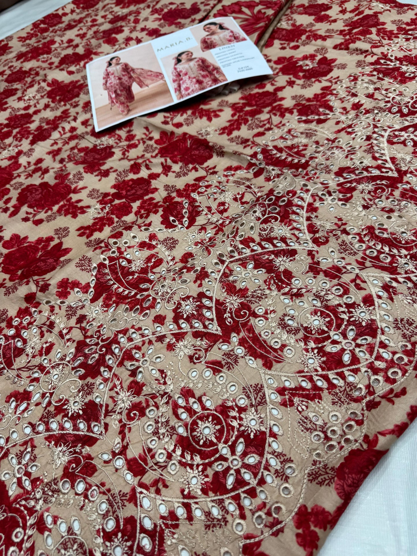 LINEN 3pc Full Embroidered