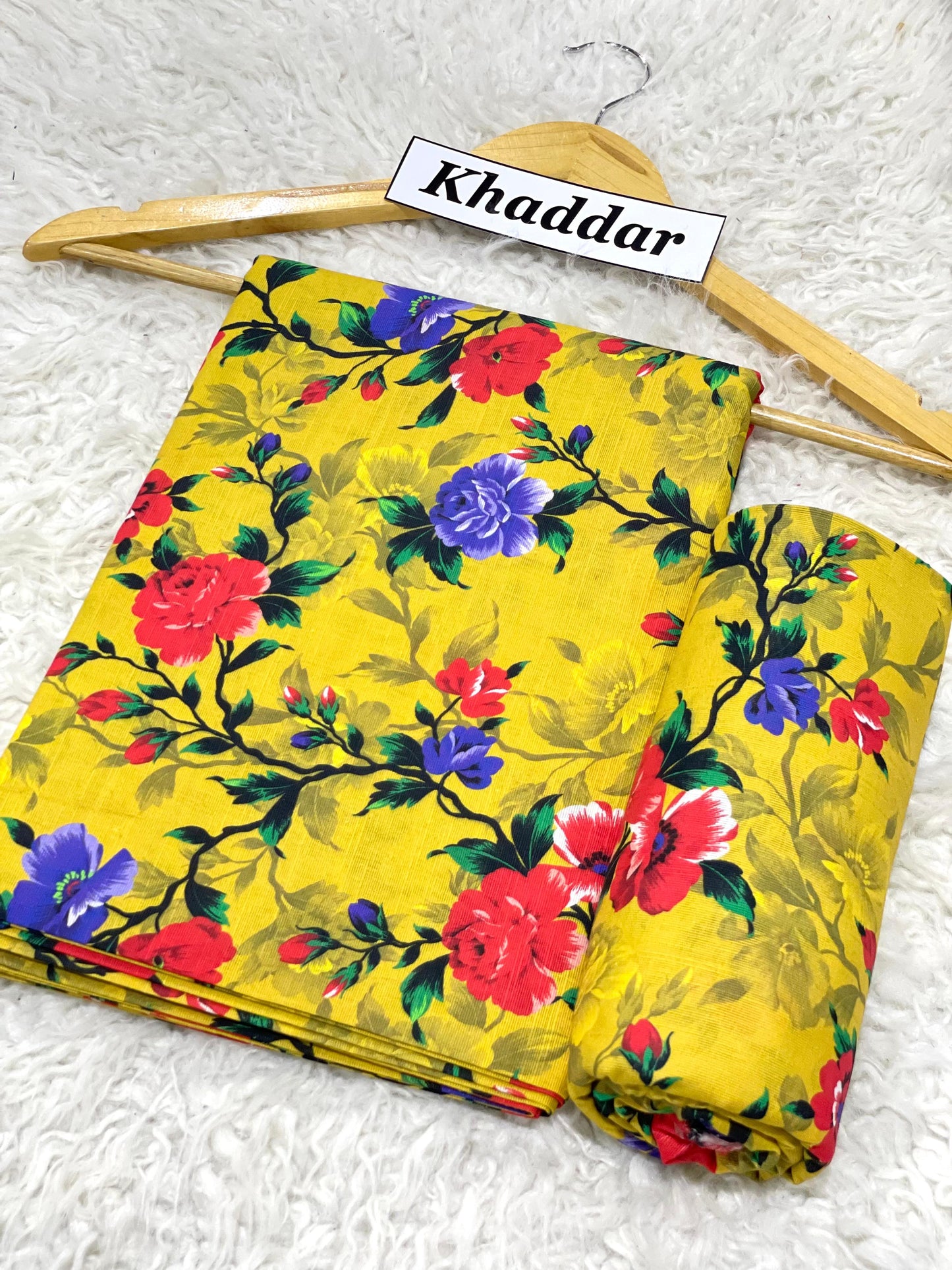 KHADDAR All Over Digital Print 2pc