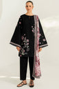 Premium Dhanak 3pc Embroidered suit.