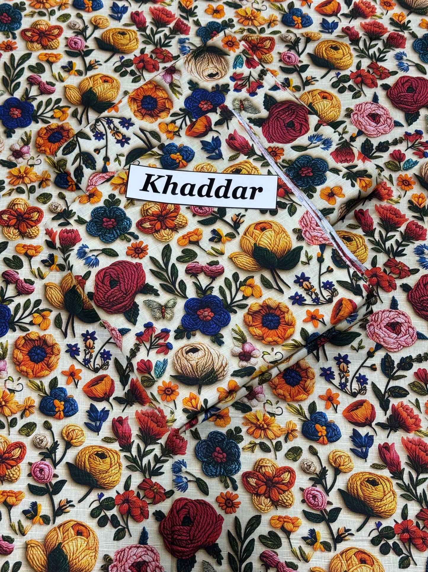 KHADDAR Digital Print 2-Piece all over