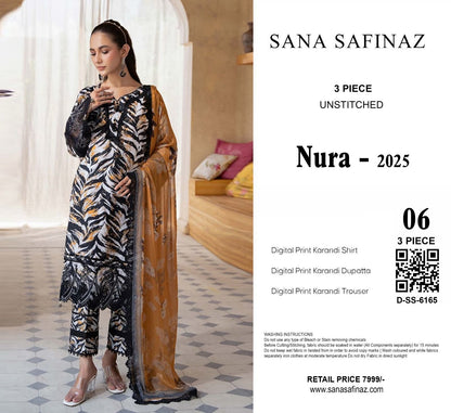 Sana Safinaz  KARANDI Digital Print 3pc 
.