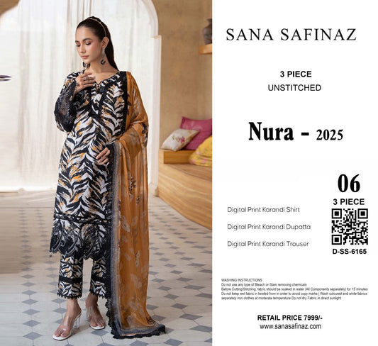 Sana Safinaz  KARANDI Digital Print 3pc 
.