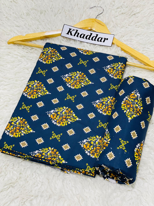 KHADDAR All Over Digital Print 2pc