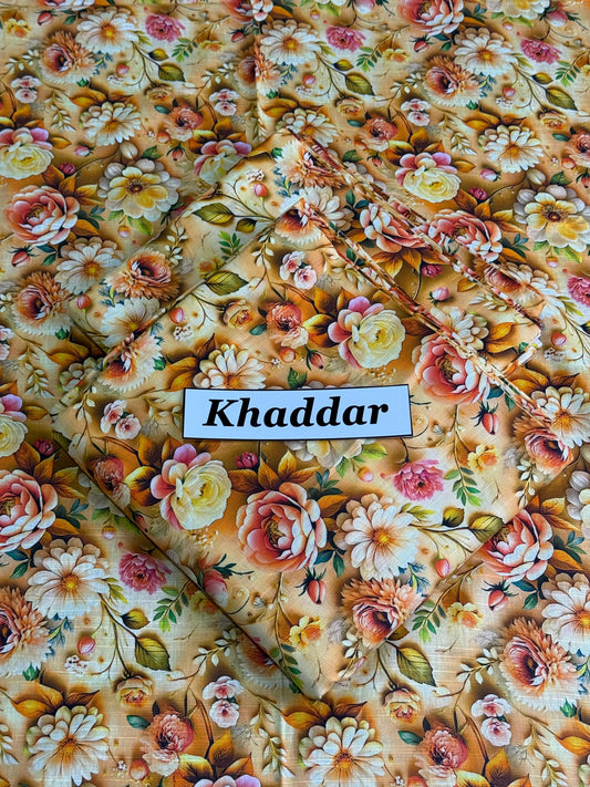 KHADDAR Digital Print 2-Piece all over