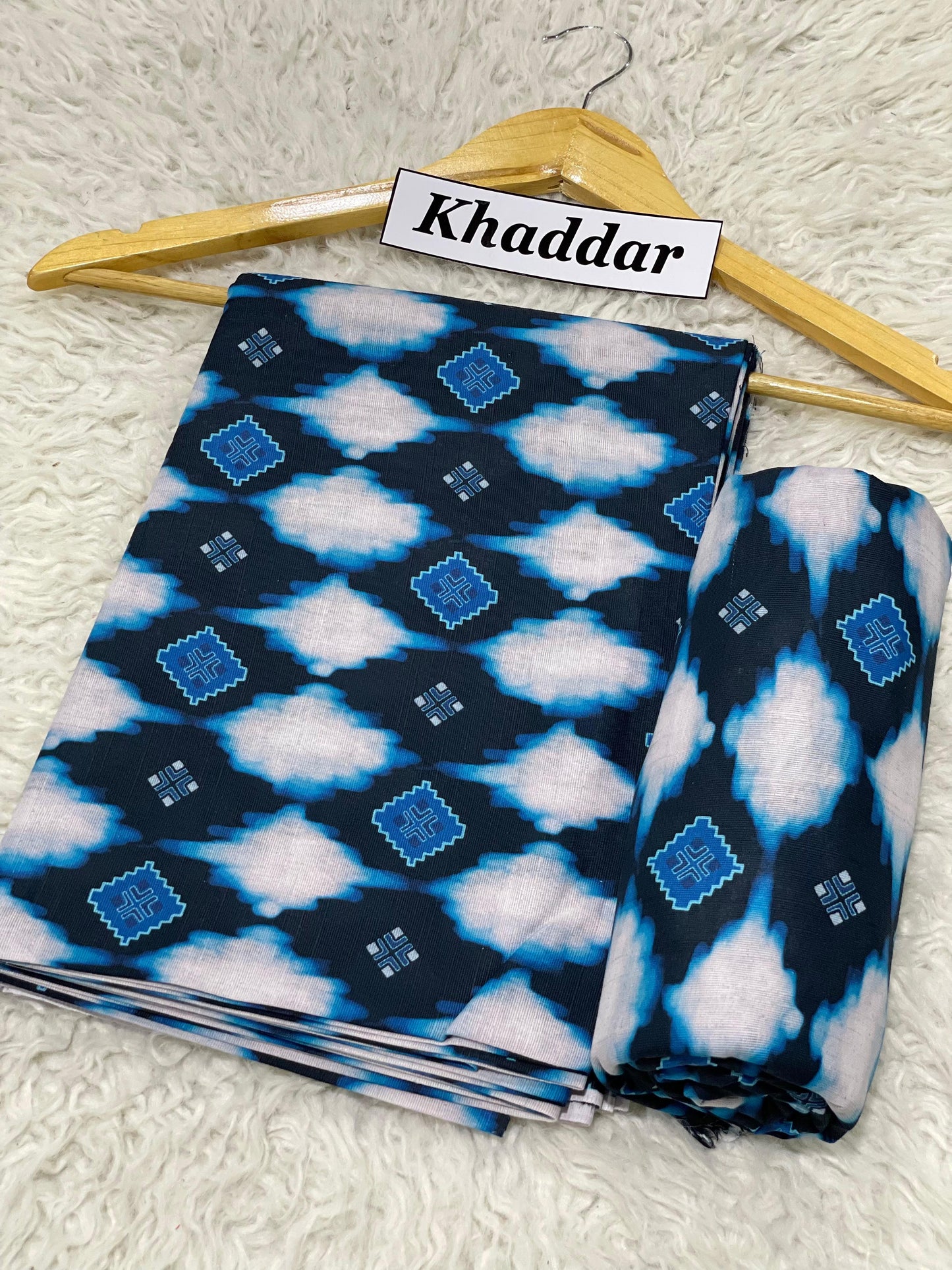 KHADDAR All Over Digital Print 2pc
