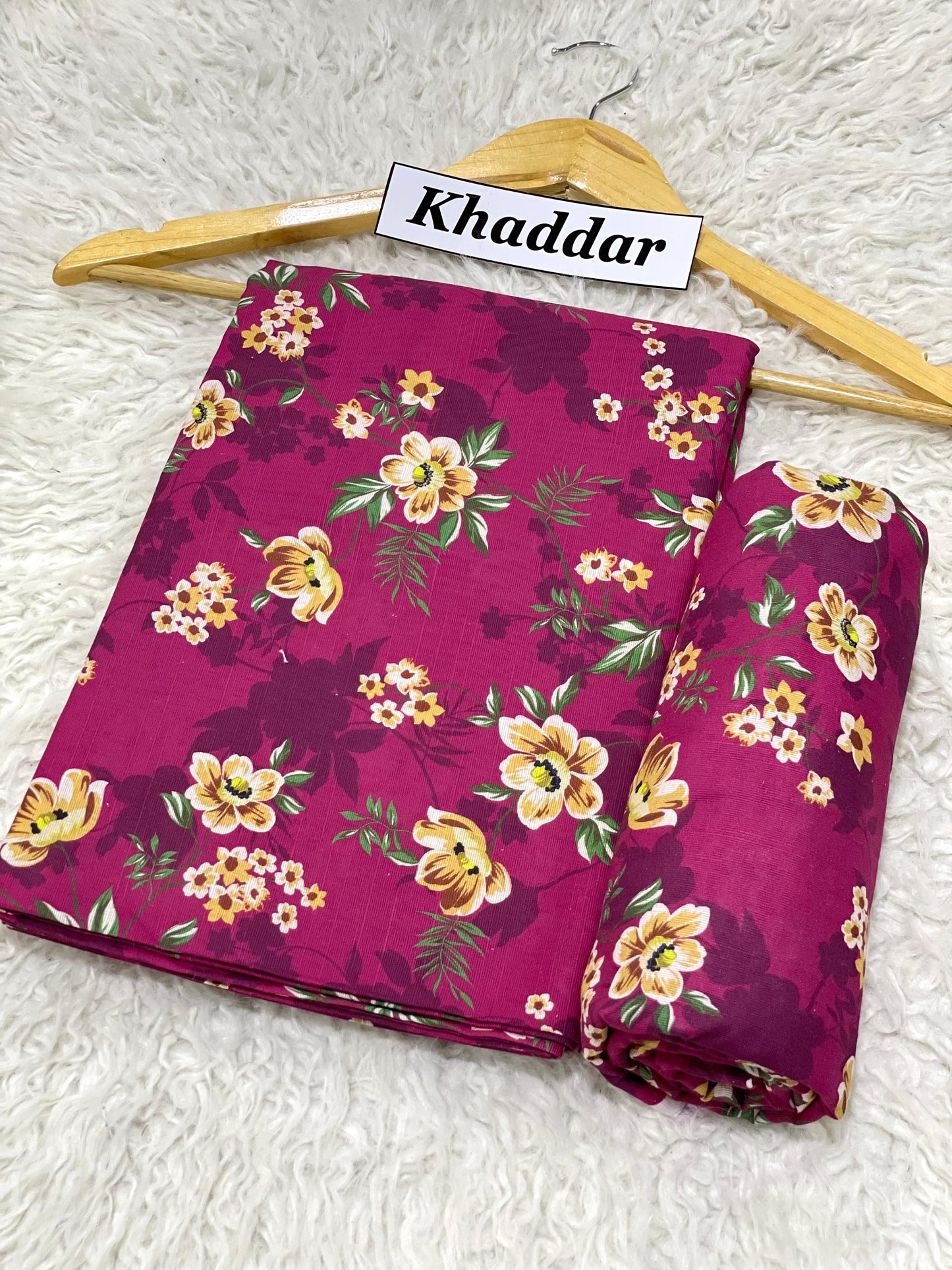 KHADDAR All Over Digital Print 2pc