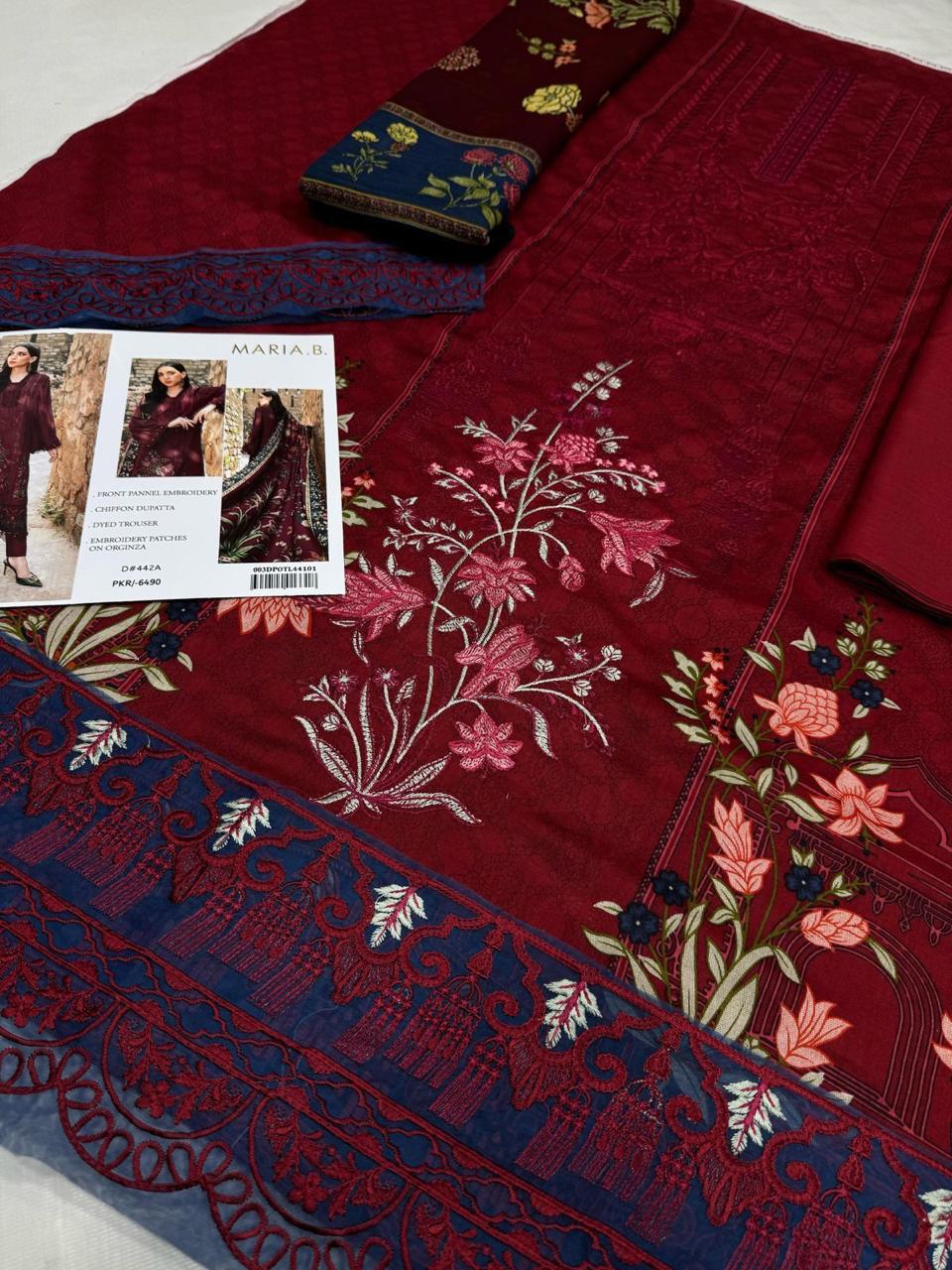 LAWN Digital Print 3pc With Patches