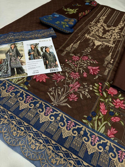 LAWN Digital Print 3pc With Patches