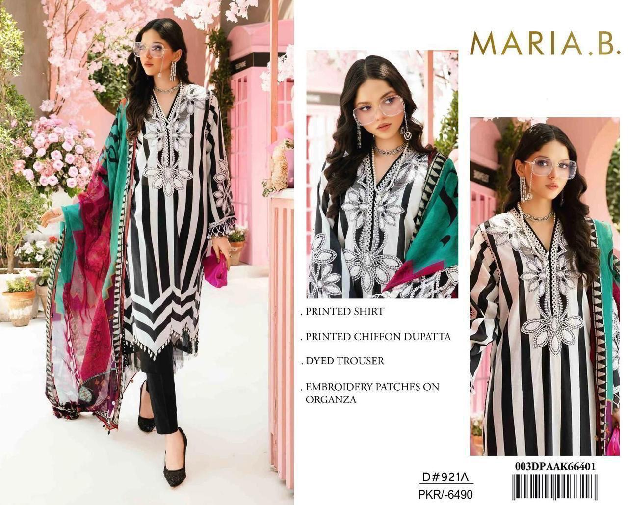 LAWN Digital Print 3pc With Patches