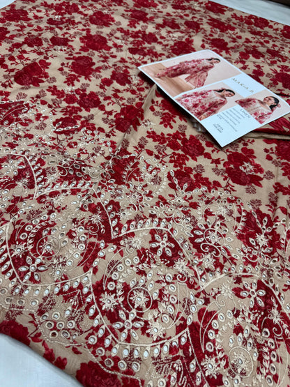 LINEN 3pc Full Embroidered