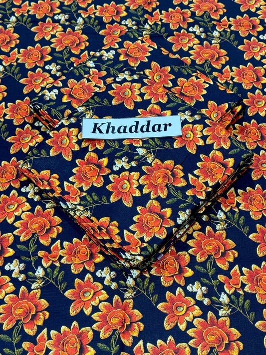KHADDAR Digital Print 2-Piece all over