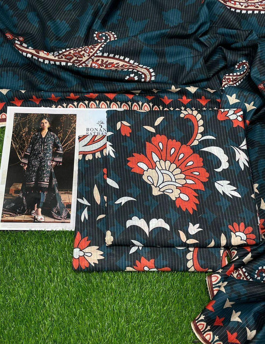 Bonanza LAWN Digital Print 3pc 2025