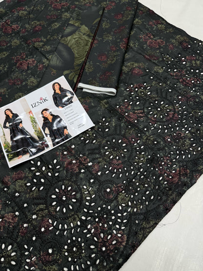 LINEN 3pc Full Embroidered