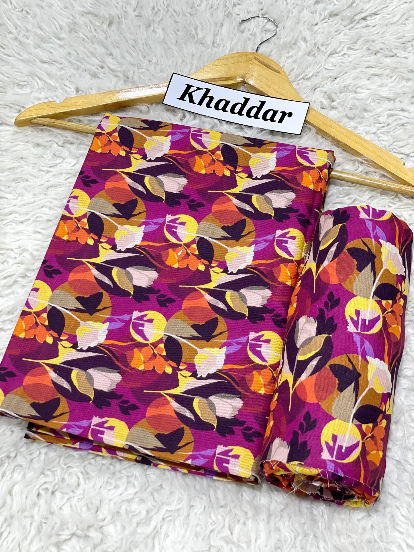 KHADDAR All Over Digital Print 2pc